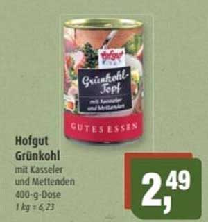 Hofgut Grünkohl mit Kasseler und Mettenden 400-g-Dose