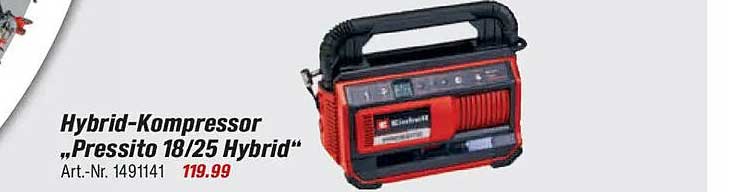Hybrid-Kompressor „Pressito 18/25 Hybrid“