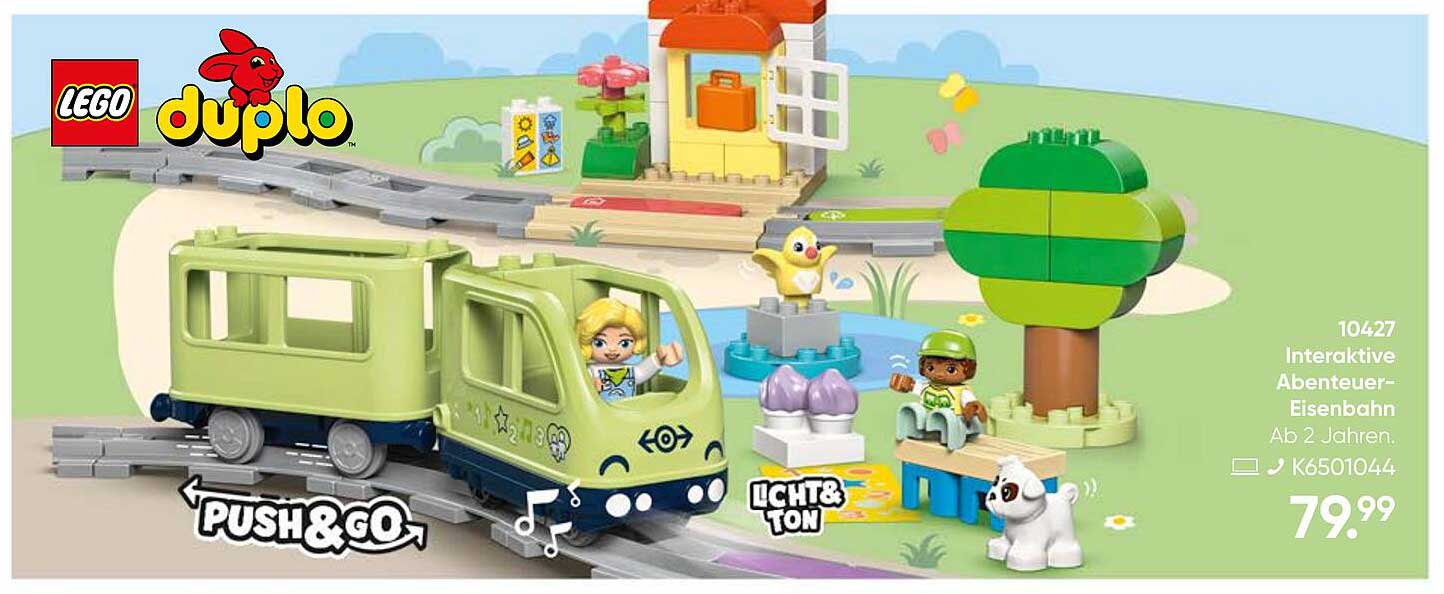 Interaktive Abenteuer-Eisenbahn von LEGO DUPLO