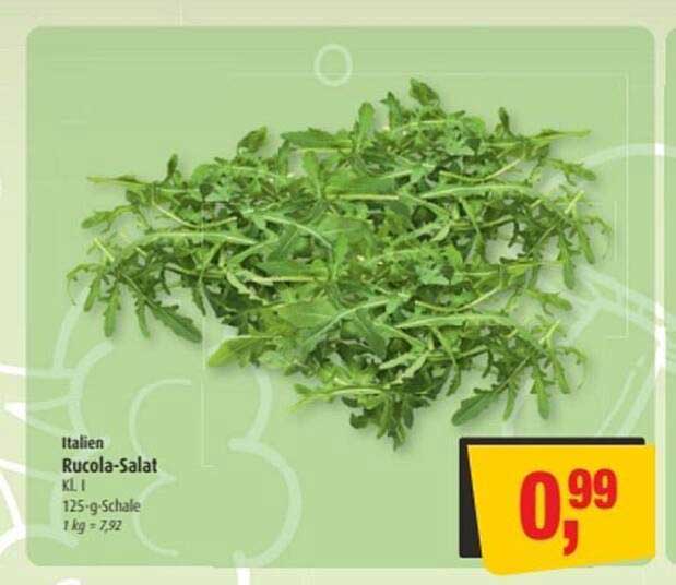 Italien Rucola-Salat KL I 125-g-Schale