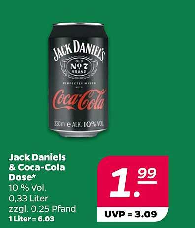 Jack Daniels & Coca-Cola Dose 330ml