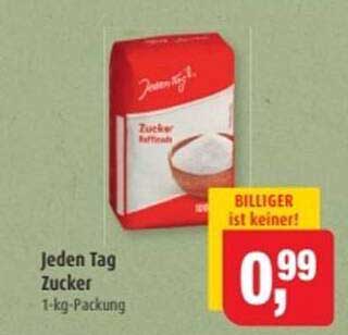 Jeden Tag Zucker 1-kg-Packung