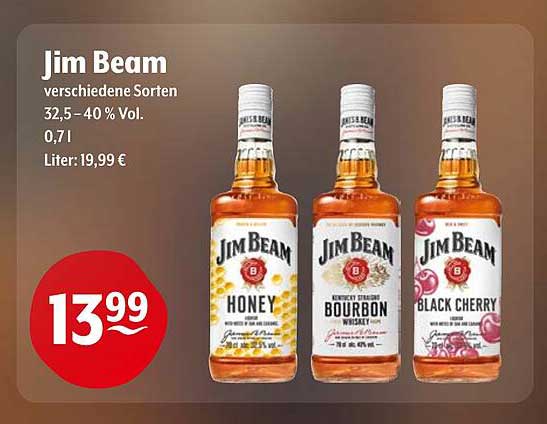 Jim Beam verschiedene Sorten 0,7 Liter