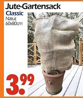 Jute-Gartensack Classic, Natur, 60x80cm