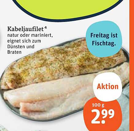 Kabeljaufilet – frisch und lecker!