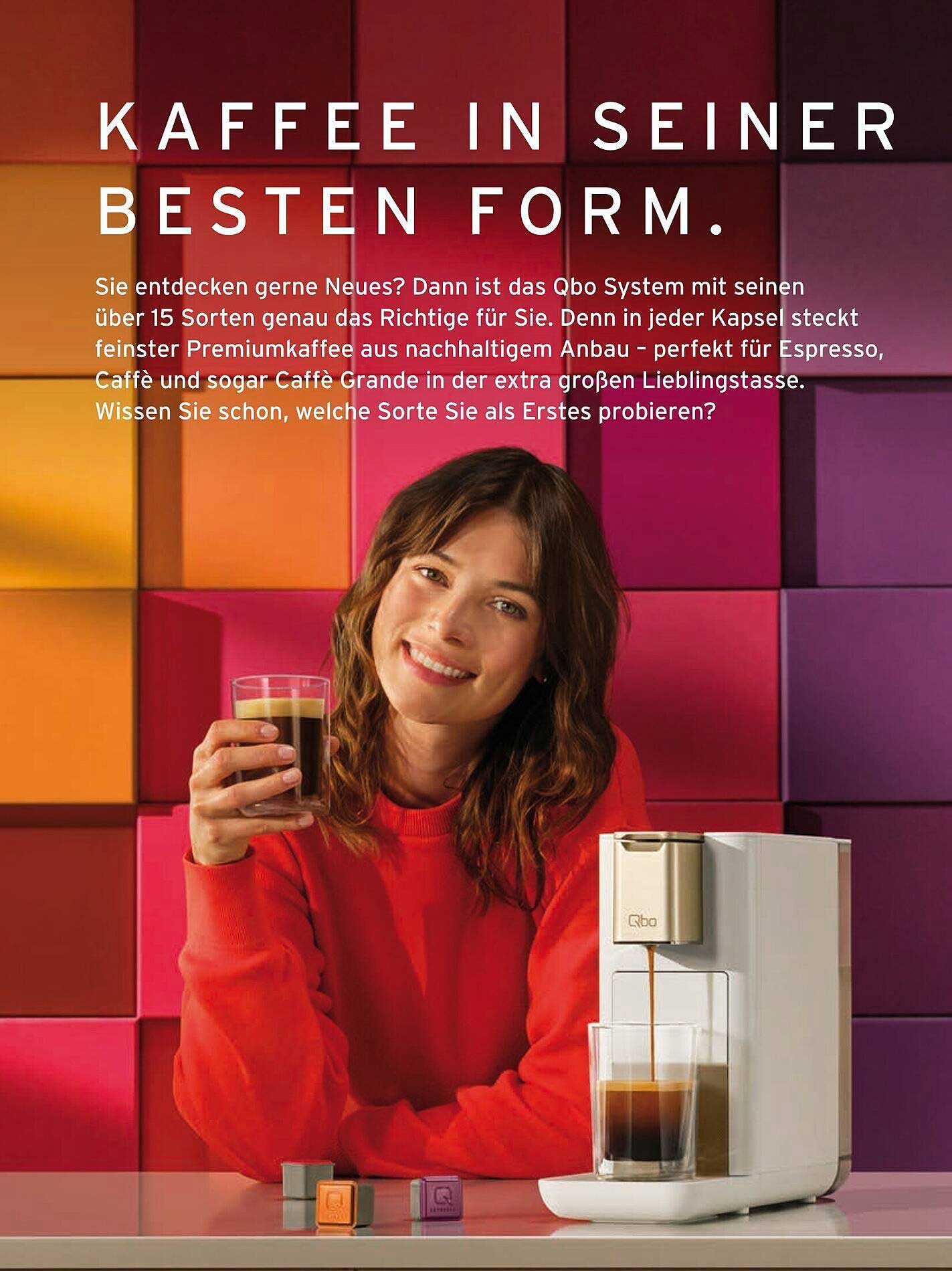 Kaffee in seiner besten Form – Qbo System von Tchibo