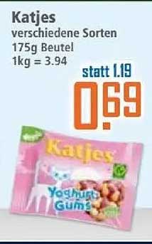 Katjes verschiedene Sorten 175g Beutel