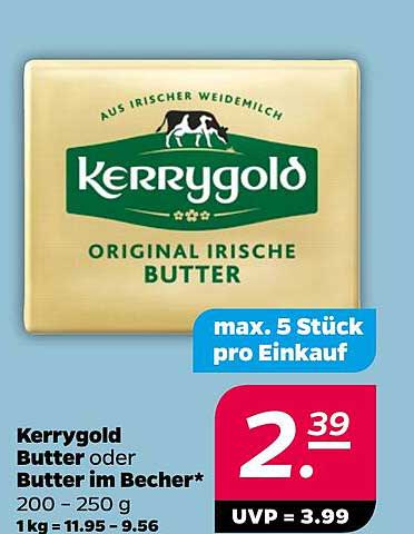 Kerrygold Butter oder Butter im Becher (200 - 250 g)