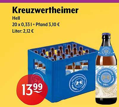 Kreuzwertheimer Hell - 20 x 0,33 l