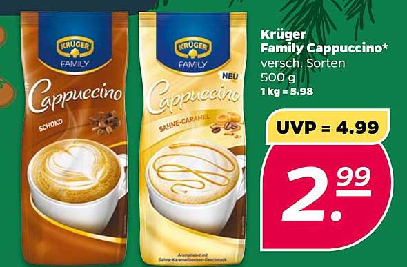 Krüger Family Cappuccino – verschiedene Sorten 500 g
