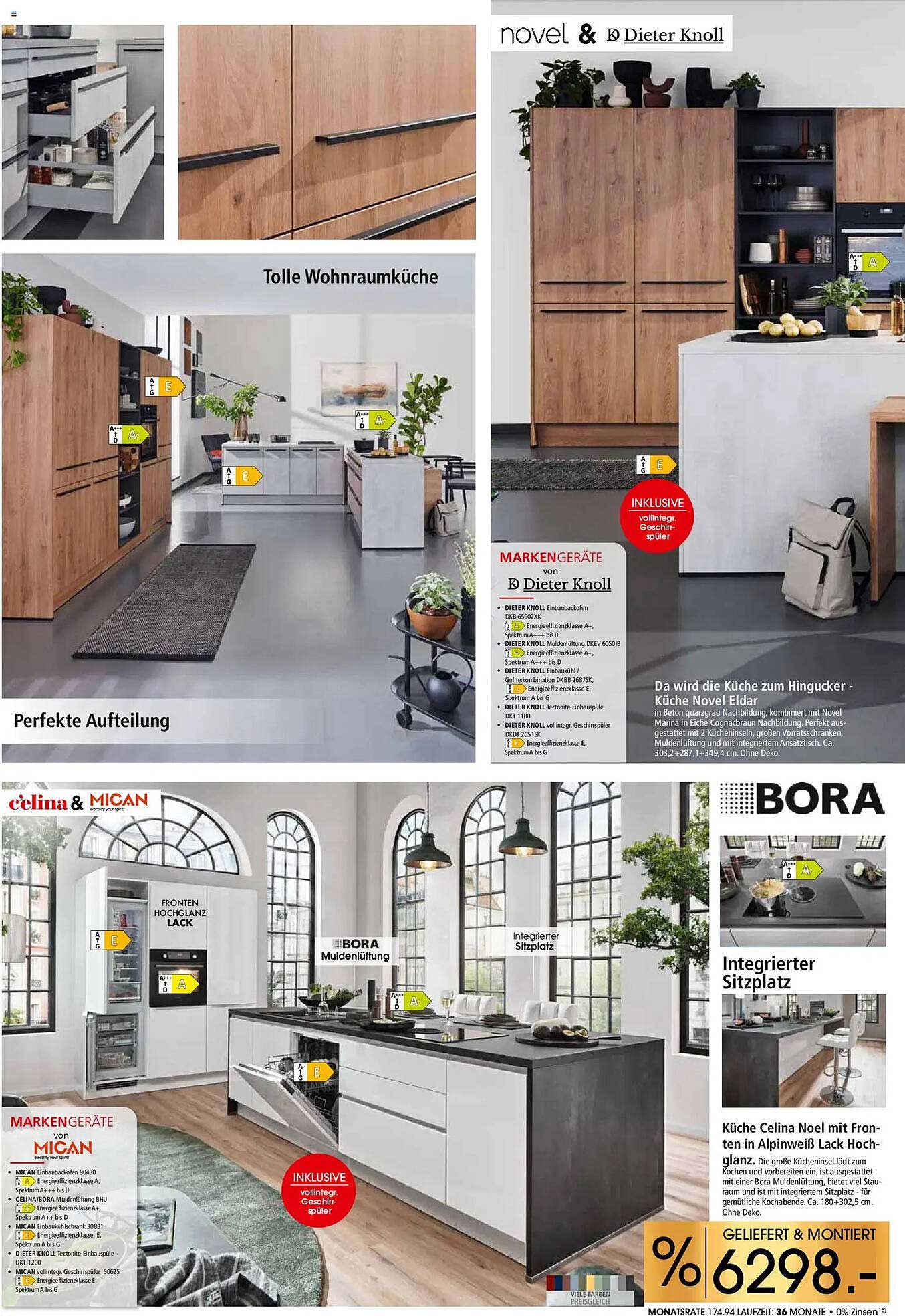 Küche Novel von Dieter Knoll – Moderne Wohnraumküche zum Top-Preis