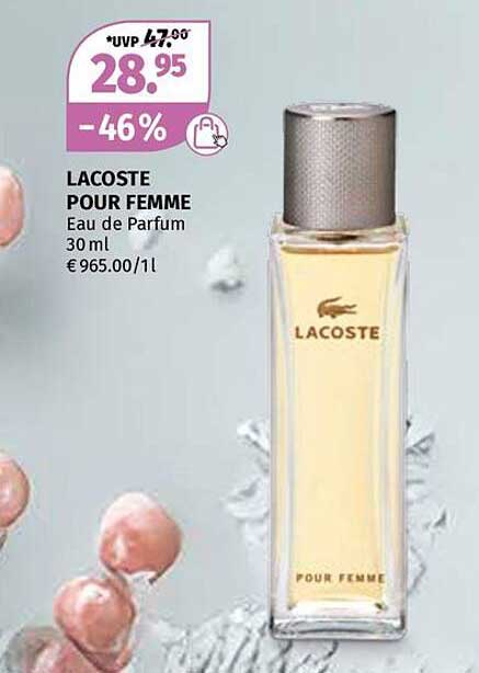LACOSTE POUR FEMME Eau de Parfum 30 ml - 46% Rabatt