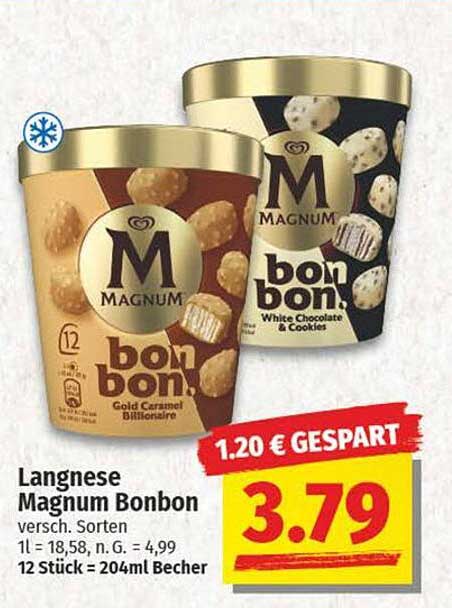 Langnese Magnum Bonbon - verschiedene Sorten