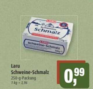Laru Schweine-Schmalz 250-g-Packung