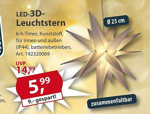 LED-3D-Leuchtstern