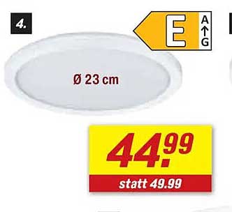 LED-Deckenleuchte Ø 23 cm - Energiesparend und Stilvoll