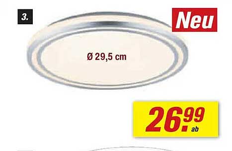 LED-Deckenleuchte Ø 29,5 cm