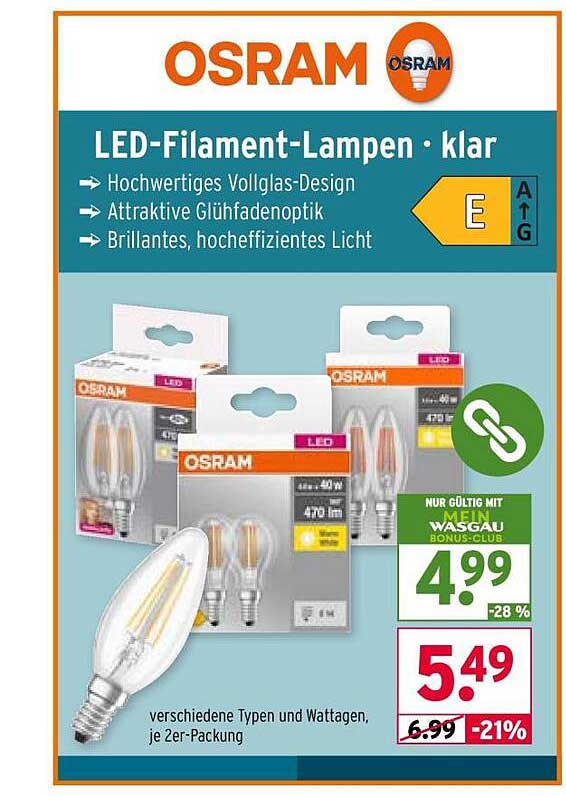 LED-Filament-Lampen · klar