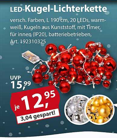 LED-Kugel-Lichterkette