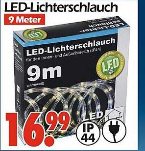LED-Lichter schlauch 9 Meter für Innen- und Außenbereich