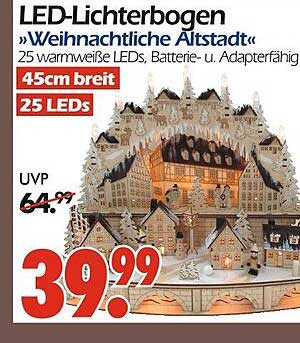 LED-Lichterbogen „Weihnachtliche Altstadt“