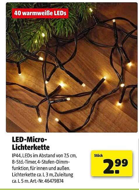 LED-Micro-Lichterkette