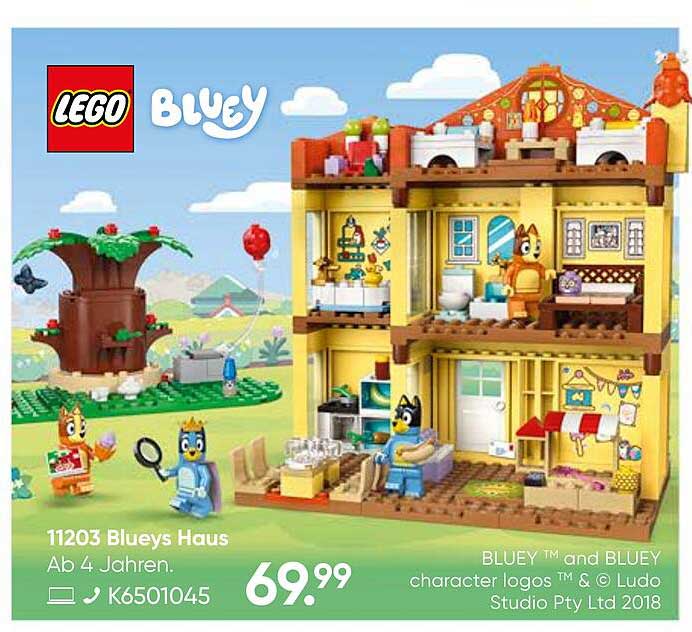 LEGO Bluey Haus (11203) – Spielspaß für die ganze Familie