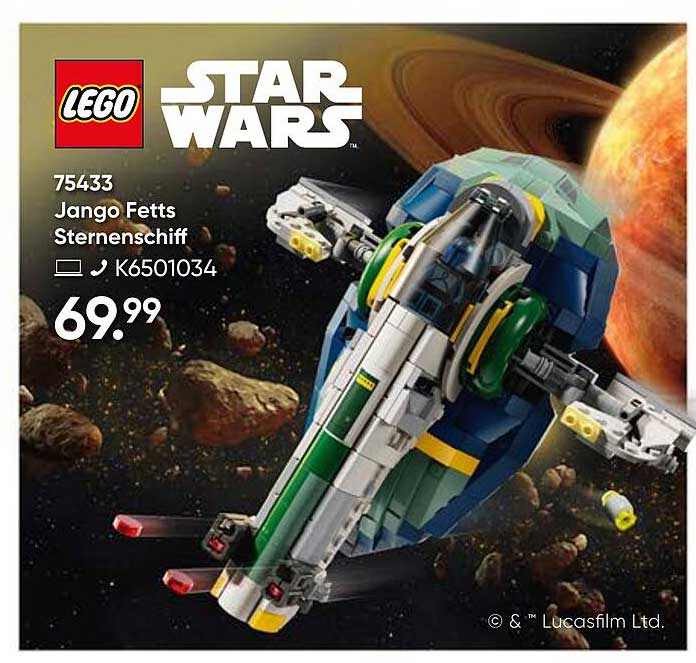 LEGO Star Wars 75433 Jango Fetts Sternenschiff