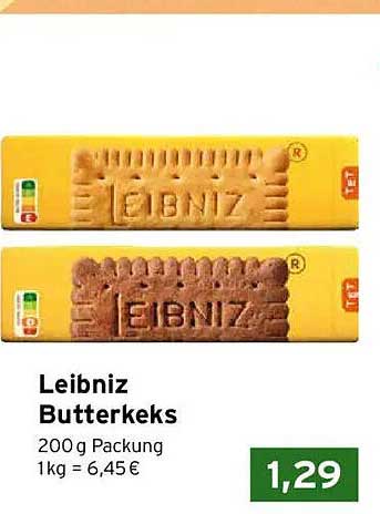 Leibniz Butterkeks 200 g Packung