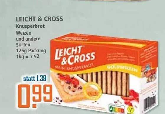 LEICHT & CROSS Knusperbrot 125g