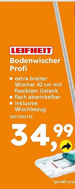 Leifheit Bodenwischer Profi