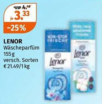 LENOR Wäschparfüm 155 g – Frischer Duft für Ihre Wäsche