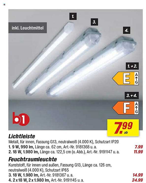 Lichtleiste - Effiziente Beleuchtung für jeden Raum