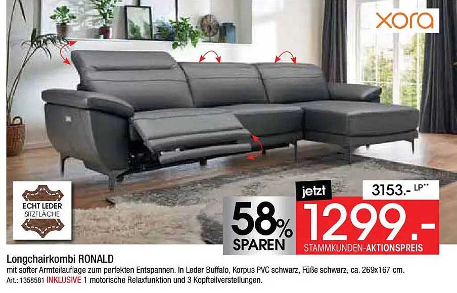 Longchairkombination RONALD