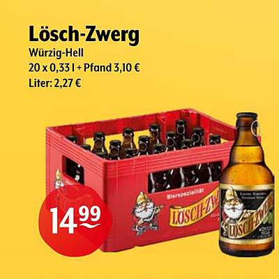 Lösch-Zwerg Würzig-Hell 20 x 0,33 l