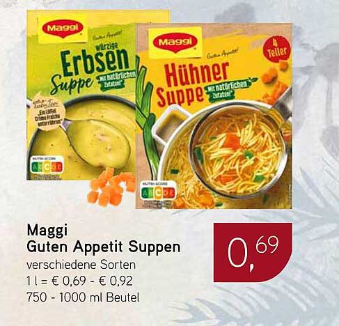 Maggi Guten Appetit Suppen – verschiedene Sorten