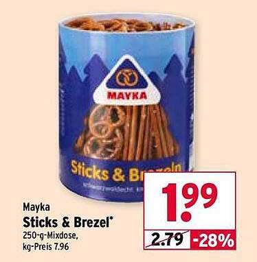 Mayka Sticks & Brezel 250-g-Mixdose