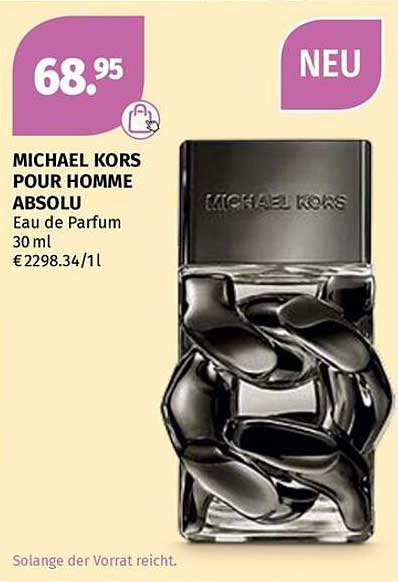 MICHAEL KORS POUR HOMME ABSOLU Eau de Parfum 30 ml