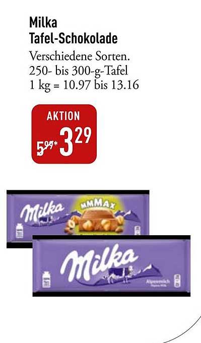 Milka Tafel-Schokolade