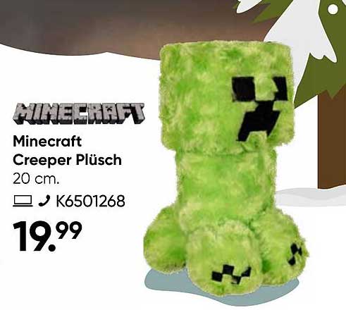 Minecraft Creeper Plüsch 20 cm