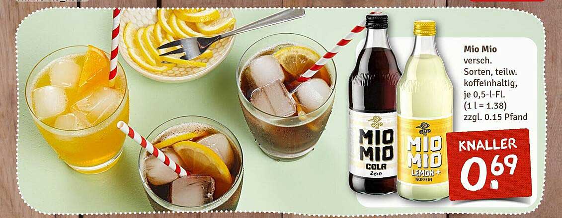 Mio Mio verschiedene Sorten - nur 0,69 €