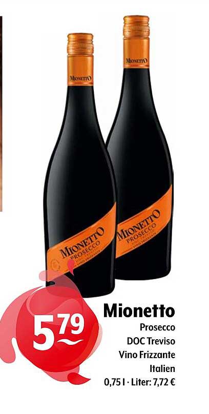 Mionetto Prosecco DOC Treviso 0,75 l