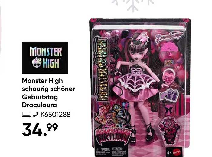 Monster High schaurig schöner Geburtstag Draculaura