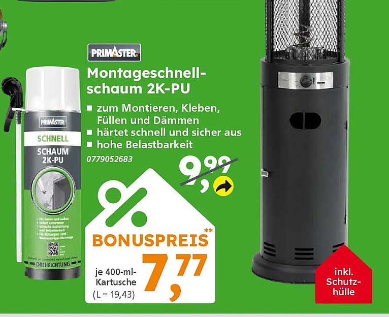 Montageschnellschaum 2K-PU