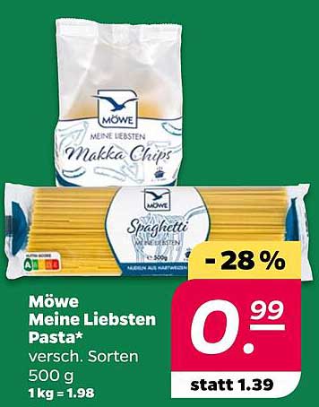 Möwe Meine Liebsten Pasta - Spaghetti 500 g