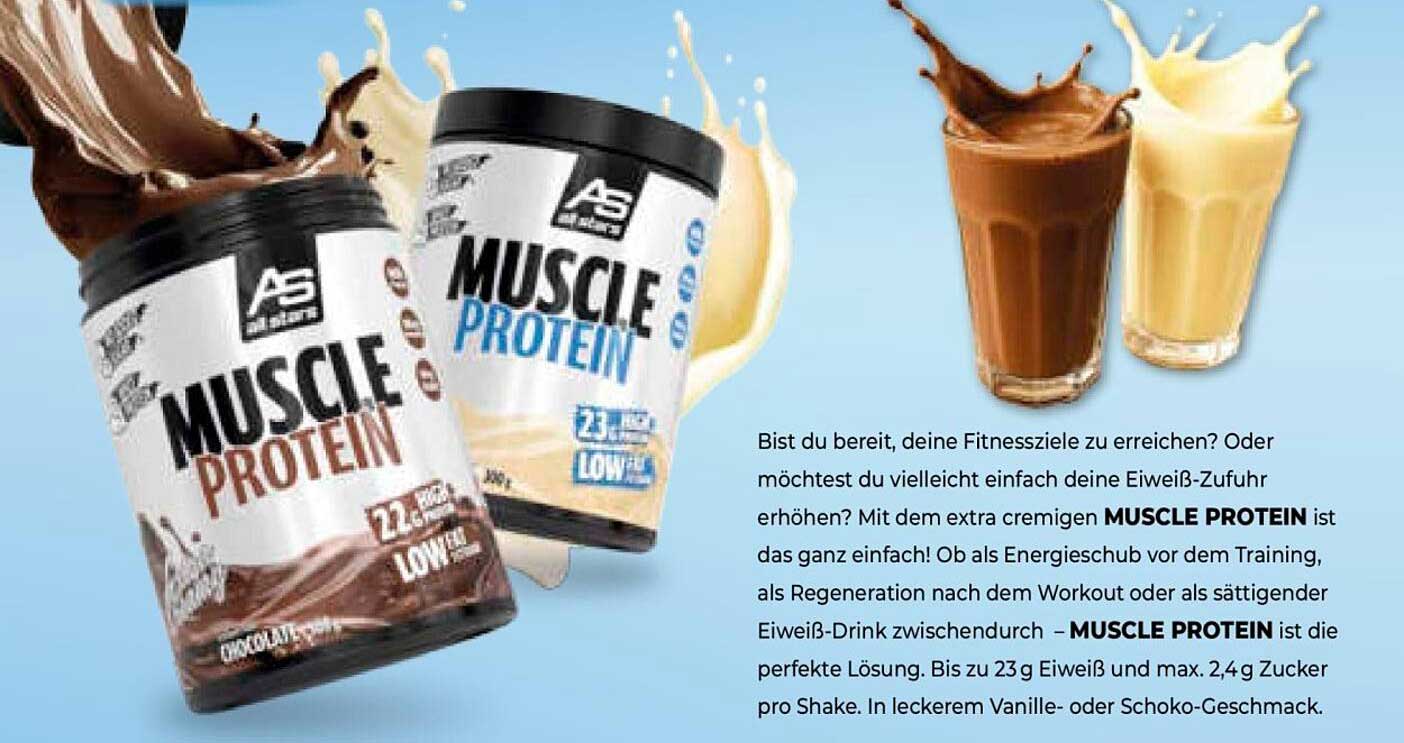 MUSCLE PROTEIN von AS-Protein - 500g Dose