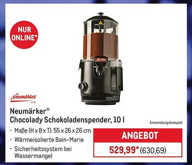 Neumärker® Chocolady Schokoladenspender, 10 l