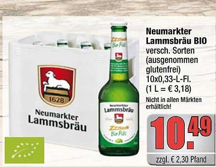 Neumarkter Lammsbräu BIO 10x0,33-L-FI