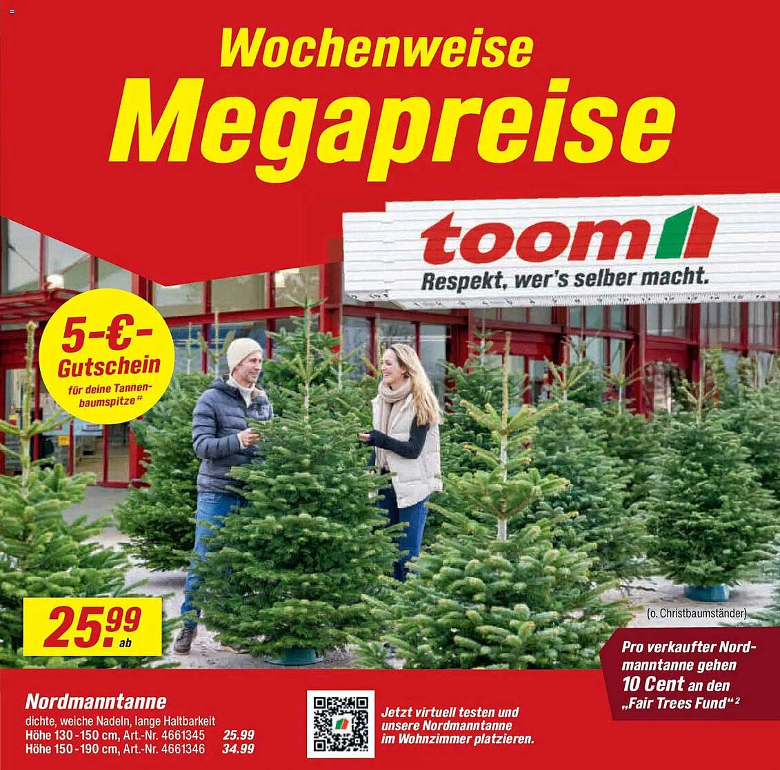 Nordmanntanne - die perfekte Weihnachtsbaumwahl!