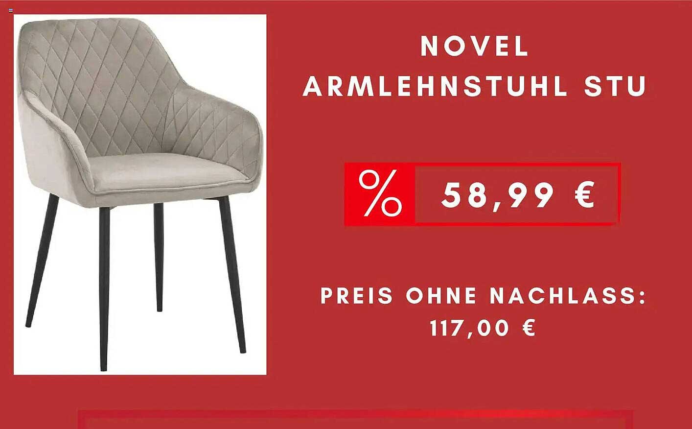 NOVEL ARMLEHNSTUHL STU